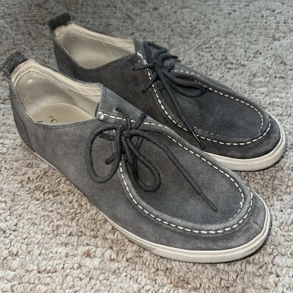 Mens COLE HAAN Air Eyelet Lace Up  Loafer Shoes C12 C10579 Grey‎ Size 11.5